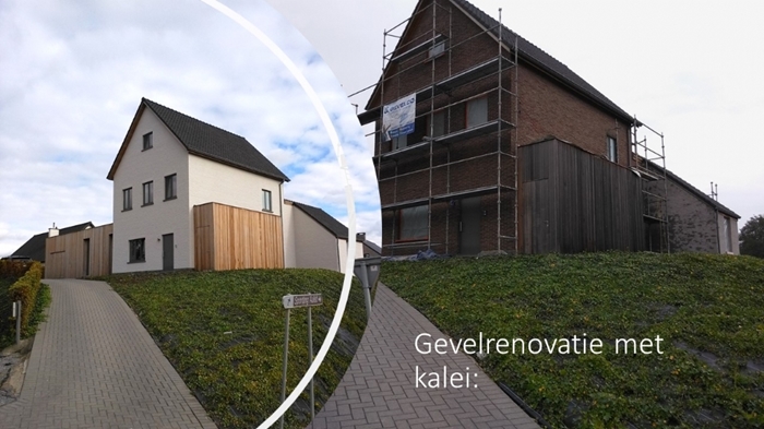 Gevelrenovatie kalei st truiden 