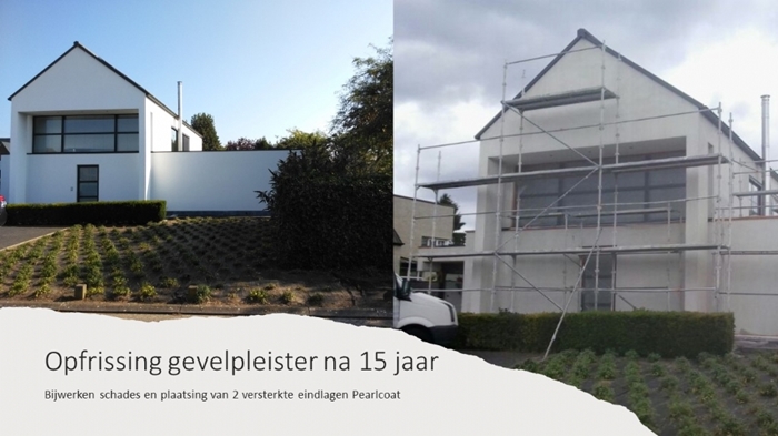 Renovatie pleisterwerk Beringen